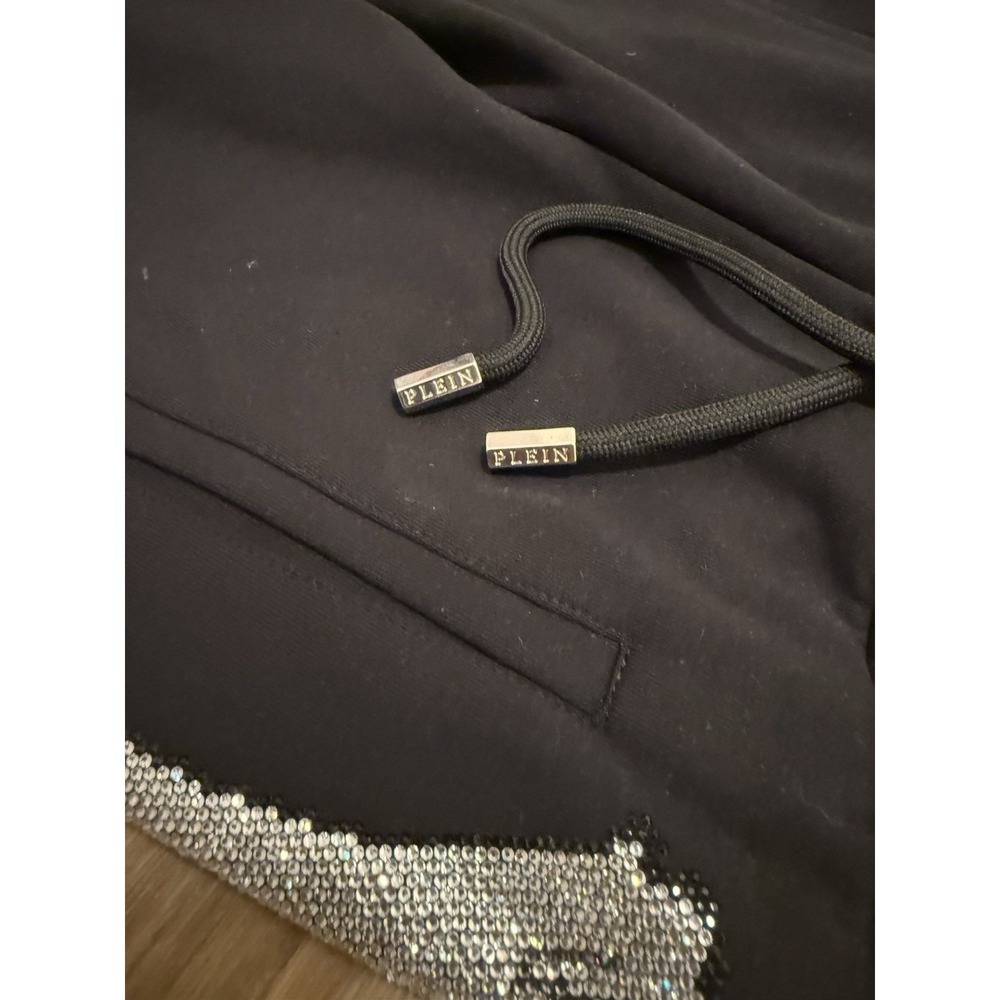 Phillip Plein Tracksuit Top and Bottom Womens Medium Set Crystal Skeleton AOP - Picture 9 of 9